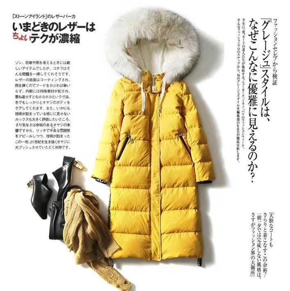 2019 winter new style korean-style slim fit over-the-knee webbing hooded fur collar white duck down long down jacket manufacture, Black;white
2019 winter new style korean-style slim fit over-the-knee webbing hooded fur collar white duck down long down jacket manufacture, Black;white