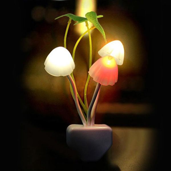 novelty mushroom fungus night light eu & us plug light sensor 220v 3 led colorful mushroom lamp led night lights ing
novelty mushroom fungus night light eu & us plug light sensor 220v 3 led colorful mushroom lamp led night lights ing