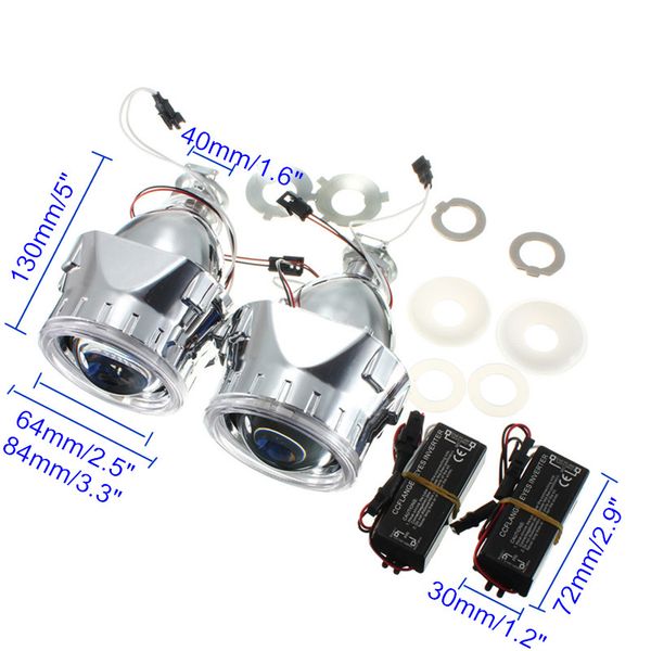 new 2pcs 2.5 inch universal bi xenon for hid projector lens silver black shroud h1 xenon led bulb h4 h7 motorcycle car headlight
new 2pcs 2.5 inch universal bi xenon for hid projector lens silver black shroud h1 xenon led bulb h4 h7 motorcycle car headlight