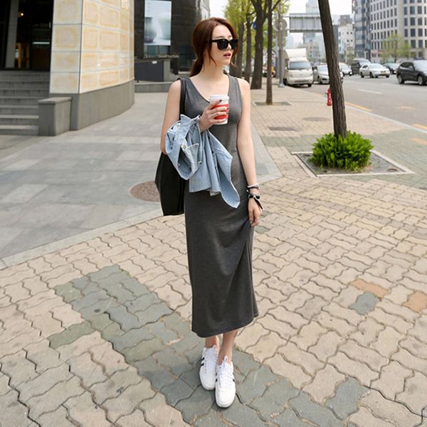 o-neck summer long sleeveless bottoming slim waist slimming plus size women dress, Black;gray
o-neck summer long sleeveless bottoming slim waist slimming plus size women dress, Black;gray