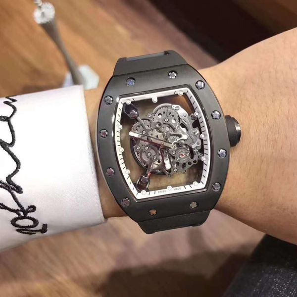 watches size 46mm mens movement biggest automatic watch male designer rubber sports black self-wind watches wristwatches wrngt, Slivery;brown
watches size 46mm mens movement biggest automatic watch male designer rubber sports black self-wind watches wristwatches wrngt, Slivery;brown