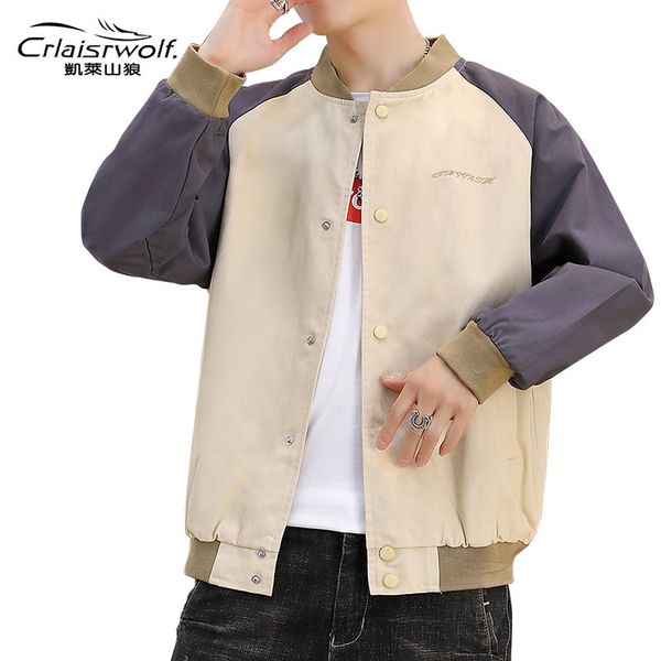 selling baseball uniform young men's casual trend workwear biker jacket men's coat night market, Black;brown
selling baseball uniform young men's casual trend workwear biker jacket men's coat night market, Black;brown