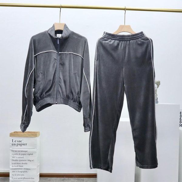 womens designer tracksuits fashion brand tracksuit new arrival luxury women casual sports tracksuit jacket+ pants sets size -xl, Gray
womens designer tracksuits fashion brand tracksuit new arrival luxury women casual sports tracksuit jacket+ pants sets size -xl, Gray