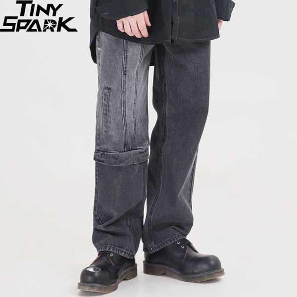 2020 hip hip брюки streetwear мужчины лоскутная джинсовые брюки черный ретро vintage denim harajuku бегуны брюки хлопок hipster, Black
2020 hip hip брюки streetwear мужчины лоскутная джинсовые брюки черный ретро vintage denim harajuku бегуны брюки хлопок hipster, Black
