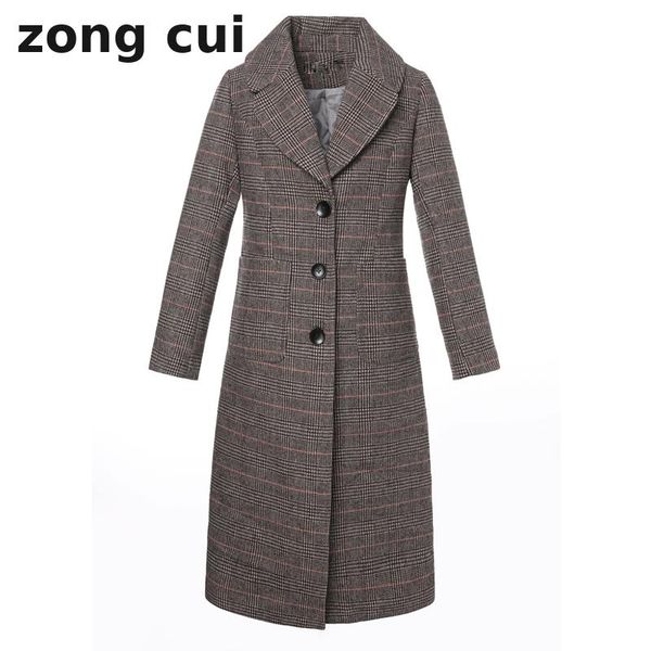 2019 winter women's new plaid fold over collar wool coat thickening warm coat woman winter coats and jackets high end jacket, Black
2019 winter women's new plaid fold over collar wool coat thickening warm coat woman winter coats and jackets high end jacket, Black
