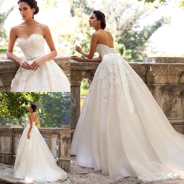elegant sweetheart a line wedding dresses low corset back summer beach bridal gowns with crystal sash long wedding gowns, White
elegant sweetheart a line wedding dresses low corset back summer beach bridal gowns with crystal sash long wedding gowns, White
