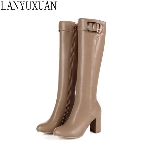 2017 botas winter autumn mujer big size 32-45 brand design patch color knee high boots wholesale and retail 9-10, Black
2017 botas winter autumn mujer big size 32-45 brand design patch color knee high boots wholesale and retail 9-10, Black