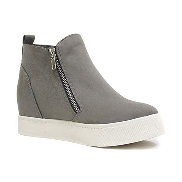 adisputent boots women women ankle boots wedges platform autumn female high heel zipper shoes ladies fashion botines mujer 2019, Black
adisputent boots women women ankle boots wedges platform autumn female high heel zipper shoes ladies fashion botines mujer 2019, Black