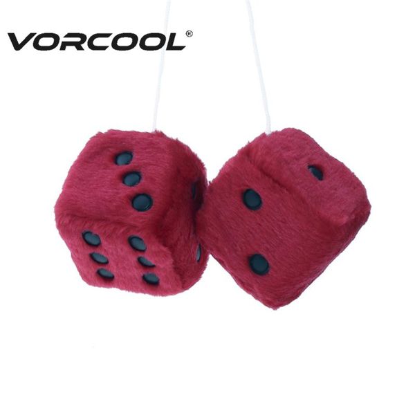 vorcool fuzzy dice hanging charm auto car rearview mirror hanging accessories for car decoration (red
vorcool fuzzy dice hanging charm auto car rearview mirror hanging accessories for car decoration (red