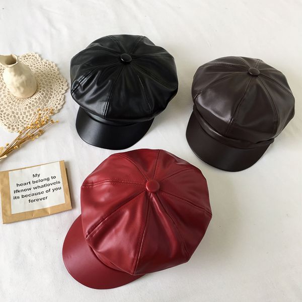 leather octagonal hat female 2018 new autumn british retro korean fashion wild temperament beret student tide, Blue;gray
leather octagonal hat female 2018 new autumn british retro korean fashion wild temperament beret student tide, Blue;gray