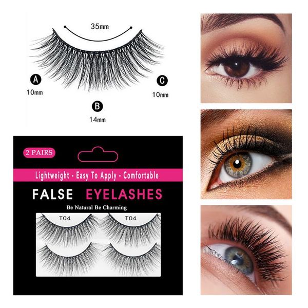 2pairs/set 3d nature volume eyelashes beauty hair eyelash long lashes nature eye makeup tools soft false eyelashes makeup
2pairs/set 3d nature volume eyelashes beauty hair eyelash long lashes nature eye makeup tools soft false eyelashes makeup