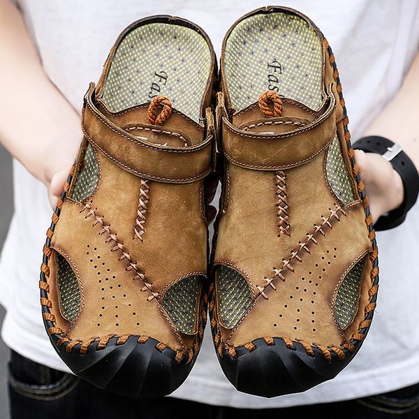 large size 45-46 beach sandals man summer fashion wedge shoes for men sewing breathable hollow soft outdoor pu shoe male, Black
large size 45-46 beach sandals man summer fashion wedge shoes for men sewing breathable hollow soft outdoor pu shoe male, Black