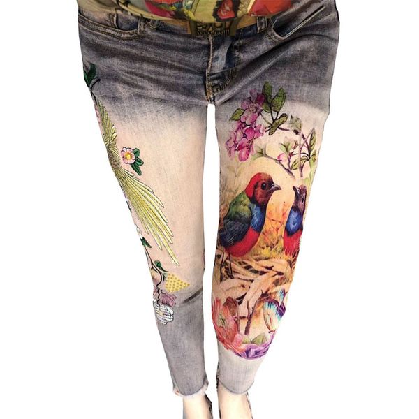 3d stretchy flowers fashion women colorful painted floral jeans denim pants trousers skinny pencil jeans plus size 32 vintage, Blue
3d stretchy flowers fashion women colorful painted floral jeans denim pants trousers skinny pencil jeans plus size 32 vintage, Blue