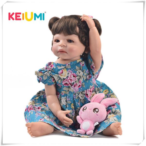 keiumi 22 inch fashion reborn alive girl doll full body silicone realistic princess baby doll for kids xmas gifts diy hair style y200413
keiumi 22 inch fashion reborn alive girl doll full body silicone realistic princess baby doll for kids xmas gifts diy hair style y200413