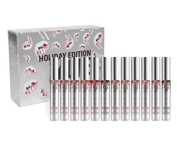 10set Новый горячий макияж 12 дней Рождества Помада Vault Праздник Помада 12pcs набор Matte L
10set Новый горячий макияж 12 дней Рождества Помада Vault Праздник Помада 12pcs набор Matte L