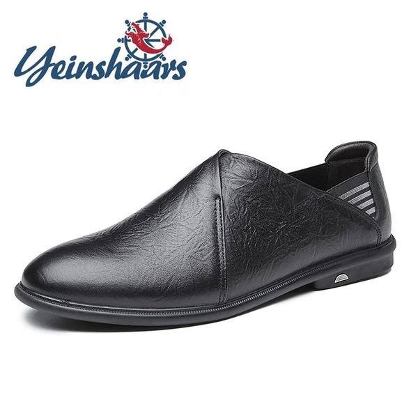 2020 new mens shoes genuine leather loafers fashion slip on leather dress shoes business wedding designer office classic, Black
2020 new mens shoes genuine leather loafers fashion slip on leather dress shoes business wedding designer office classic, Black
