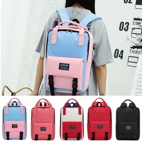 women's backpacks large capacity solid color shoulder bags girls waterproof nylon casual backpack school bag mochilas feminina
women's backpacks large capacity solid color shoulder bags girls waterproof nylon casual backpack school bag mochilas feminina