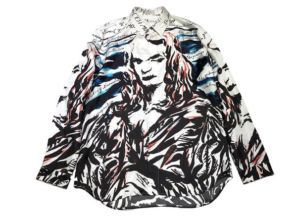 falection 19fw италия fashion d технические mesh d draymond pettibon напечатанной реал silk рубашки, White;black
falection 19fw италия fashion d технические mesh d draymond pettibon напечатанной реал silk рубашки, White;black