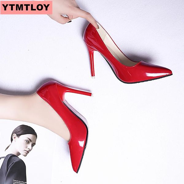 2020 women's shoes pointed high heels patent leather dress 10cm high heels boat shoes wedding zapatos mujer, Black
2020 women's shoes pointed high heels patent leather dress 10cm high heels boat shoes wedding zapatos mujer, Black