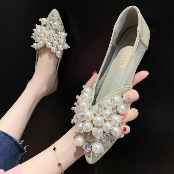 shoes women spring new pearl shallow-mouth pointed single shoes women wild flat korean version fashion women's xx377, Black
shoes women spring new pearl shallow-mouth pointed single shoes women wild flat korean version fashion women's xx377, Black