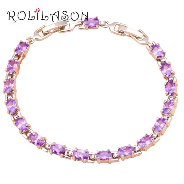 rolilason noble style purple violet zircon silver bracelet for women friendship fashion jewelry tbs725, Black
rolilason noble style purple violet zircon silver bracelet for women friendship fashion jewelry tbs725, Black