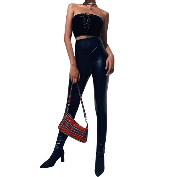 autumn and winter plush super soft elastic peach hip leather pants large size leggings pu high waist leather pants streetwear, Black
autumn and winter plush super soft elastic peach hip leather pants large size leggings pu high waist leather pants streetwear, Black