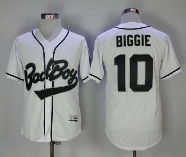 stitched quality bad boy #10 biggie smalls black jersey the notorious movie white baseball film buttons baseball jerseys 002, Blue;black
stitched quality bad boy #10 biggie smalls black jersey the notorious movie white baseball film buttons baseball jerseys 002, Blue;black