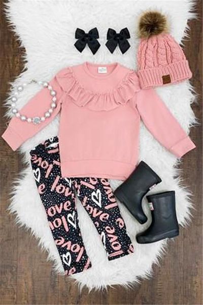 cainis new casual newborn sweart baby cotton casual clothes ruffles and trousgirls sers letter print pants floral outfits, White
cainis new casual newborn sweart baby cotton casual clothes ruffles and trousgirls sers letter print pants floral outfits, White