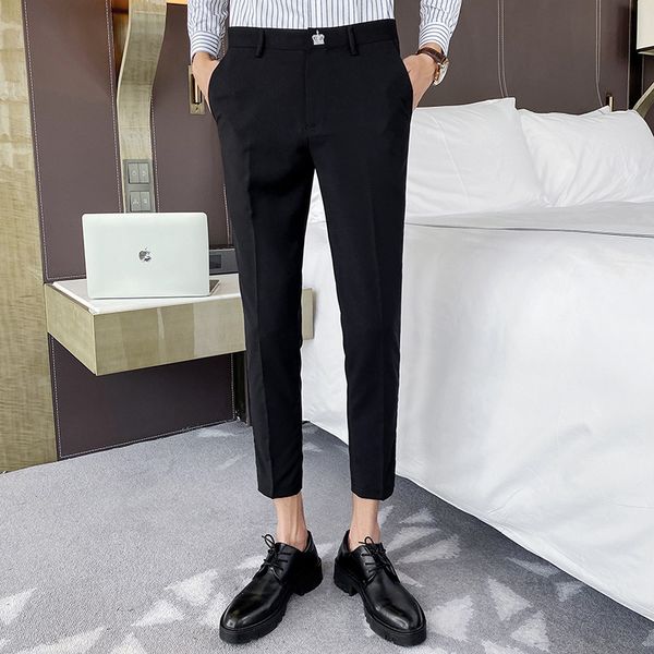 2020 spring men suit pants wedding dress pants crown embroidery casual business office social trousers pantalon homme classique, White;black
2020 spring men suit pants wedding dress pants crown embroidery casual business office social trousers pantalon homme classique, White;black