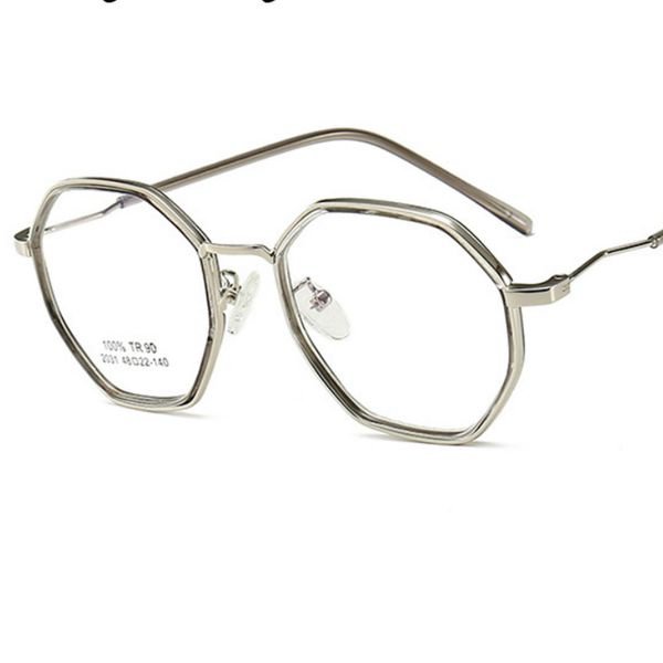 wholesale-higodoy retro women metal glasses frame for men polygon optical eye glasses frme irregular transparent vintage, Black
wholesale-higodoy retro women metal glasses frame for men polygon optical eye glasses frme irregular transparent vintage, Black