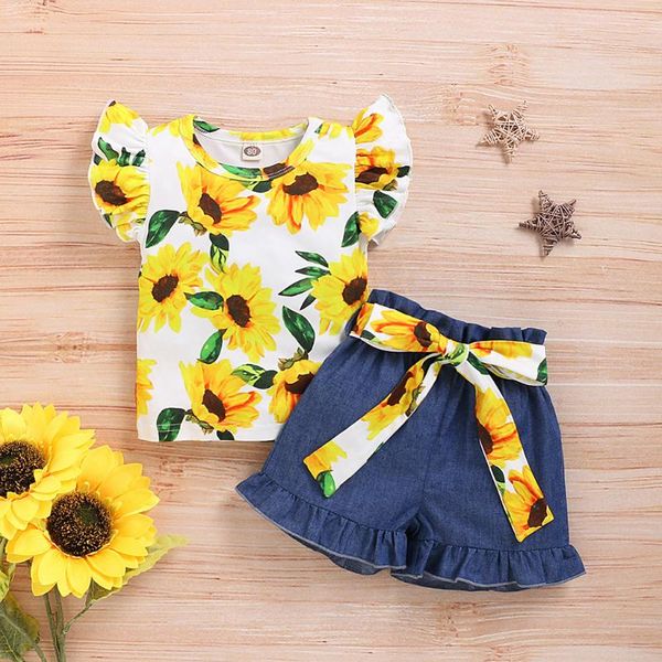 girls sets 2020 spring summer sunflower floral children sleeveless t-shirt+solid shorts 2pcs kids suit fashion children clothes, White
girls sets 2020 spring summer sunflower floral children sleeveless t-shirt+solid shorts 2pcs kids suit fashion children clothes, White