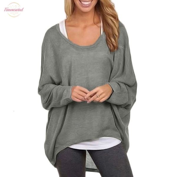 2020 spring t shirt solid women t shirt oversize casual loose batwing long sleeve female jumper pullover tunic plus size xxxl, White
2020 spring t shirt solid women t shirt oversize casual loose batwing long sleeve female jumper pullover tunic plus size xxxl, White