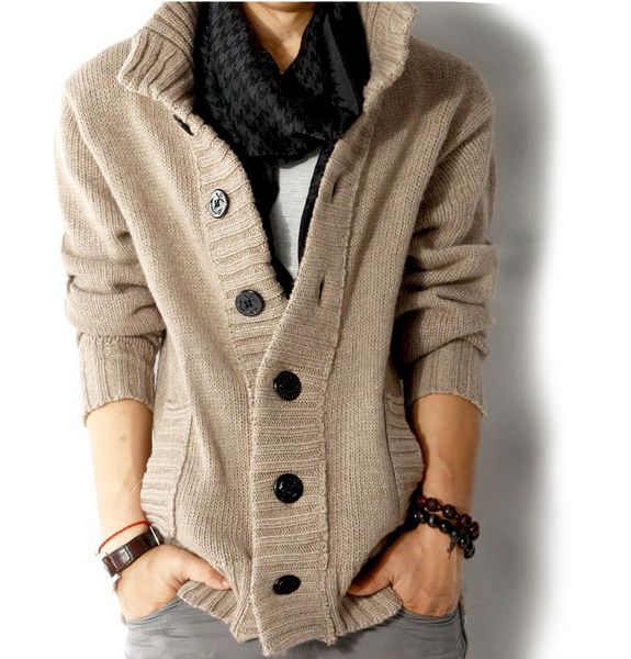 designer men's autumn sweater fashion men's cardigan autumn sweater single breasted mens cardigans knitwear casual warm with 4 col, White;black
designer men's autumn sweater fashion men's cardigan autumn sweater single breasted mens cardigans knitwear casual warm with 4 col, White;black