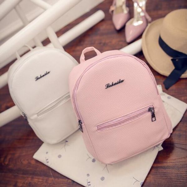 women small backpack sweet college wind mini shoulder bag pu leather fashion girl candy color female bag
women small backpack sweet college wind mini shoulder bag pu leather fashion girl candy color female bag