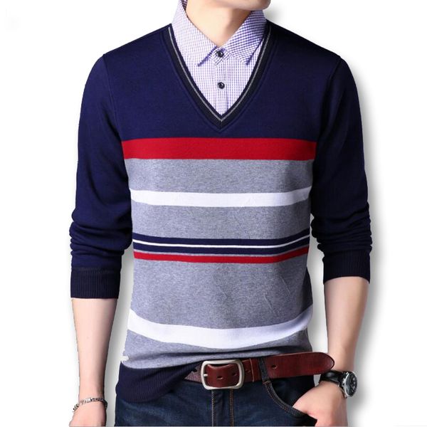 isurvivor 2018 men winter autumn sweaters pullovers knitwear male casual fashion slim fit fake two pieces sweaters hombre, White;black
isurvivor 2018 men winter autumn sweaters pullovers knitwear male casual fashion slim fit fake two pieces sweaters hombre, White;black