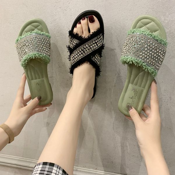 flat shoes female womens slippers outdoor summer woman pantofle slides fashion low beach 2020 rome pu cotton, Black
flat shoes female womens slippers outdoor summer woman pantofle slides fashion low beach 2020 rome pu cotton, Black
