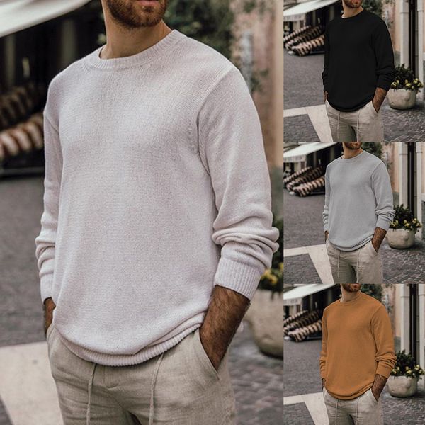 mens fashion solid color simple o-neck long sleeve sweaters 2019 new men loose slim fit casual knitted pullovers base shirts, White;black
mens fashion solid color simple o-neck long sleeve sweaters 2019 new men loose slim fit casual knitted pullovers base shirts, White;black