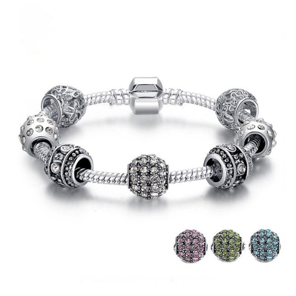 round beaded rhinestone charm bracelets for women girls pandola designs pink blue green white color vintage silver fashion jewelry bangles, Golden;silver
round beaded rhinestone charm bracelets for women girls pandola designs pink blue green white color vintage silver fashion jewelry bangles, Golden;silver