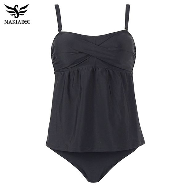 women's swimwear nakiaeoi 2021 women solid swimsuit halter neck tankini set print bathing suit swim wear shorts two piece bikinis, White;black
women's swimwear nakiaeoi 2021 women solid swimsuit halter neck tankini set print bathing suit swim wear shorts two piece bikinis, White;black