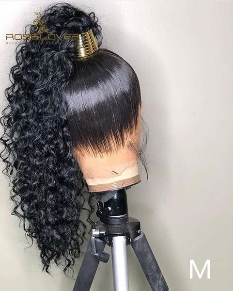 roselover curly human hair wig 13*6 lace front human hair wigs remy brazilian preplucked hairline 150% 8-24" bleached konts, Black;brown
roselover curly human hair wig 13*6 lace front human hair wigs remy brazilian preplucked hairline 150% 8-24" bleached konts, Black;brown