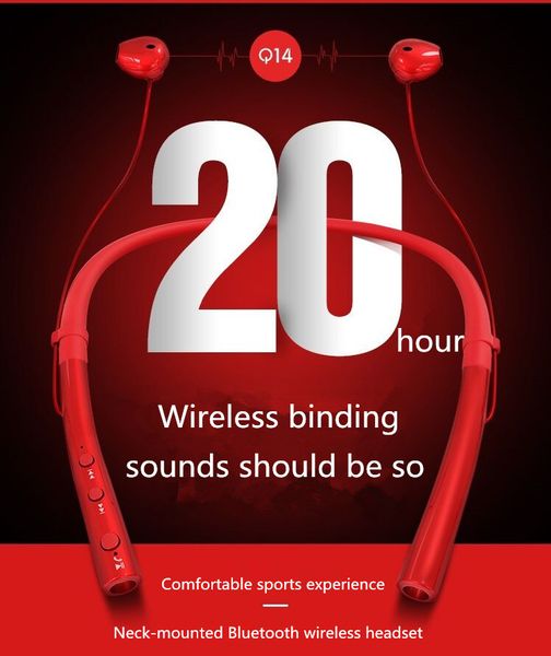 q14 bluetooth headset neck strap headset bluetooth headset sports wireless running ear plugs hanging
q14 bluetooth headset neck strap headset bluetooth headset sports wireless running ear plugs hanging