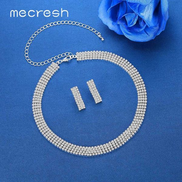 mecresh rhinestone bridal jewelry sets for women 2019 fashion silver color wedding engagement necklace earring set 4 rows mtl553, Slivery;golden
mecresh rhinestone bridal jewelry sets for women 2019 fashion silver color wedding engagement necklace earring set 4 rows mtl553, Slivery;golden