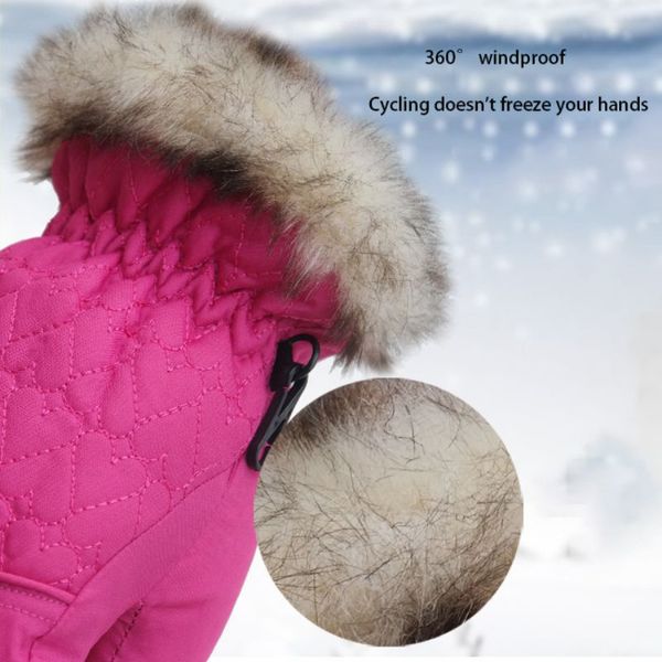 ski gloves girl winter waterproof windproof gloves outdoor sports mountaineering children ski, Black
ski gloves girl winter waterproof windproof gloves outdoor sports mountaineering children ski, Black