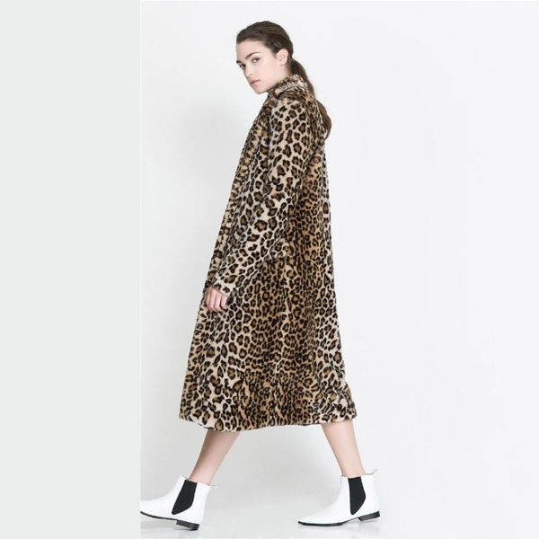 women's fur & faux swyivy woman jacket coat long leopard female women winter warm outwear 2021, Black
women's fur & faux swyivy woman jacket coat long leopard female women winter warm outwear 2021, Black