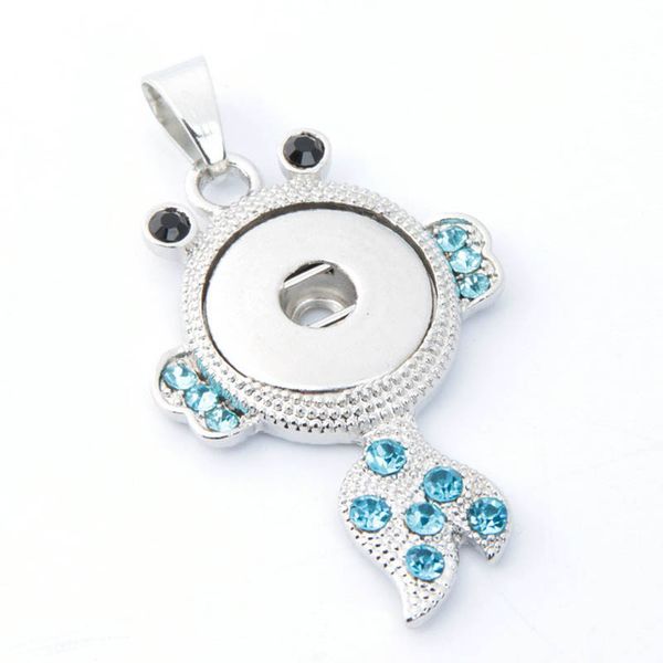 fashion interchangeable metal fish ginger crystal necklace 221 fit 18mm snap button pendant necklace charm jewelry for women gift, Silver
fashion interchangeable metal fish ginger crystal necklace 221 fit 18mm snap button pendant necklace charm jewelry for women gift, Silver