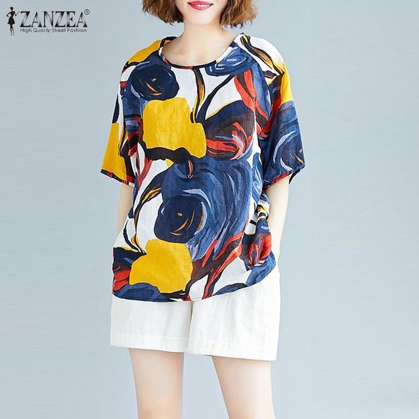 women's summer blouse zanzea 2020 kaftan printed shirts casual half sleeve blusas female o neck tunic oversized 5xl, White
women's summer blouse zanzea 2020 kaftan printed shirts casual half sleeve blusas female o neck tunic oversized 5xl, White