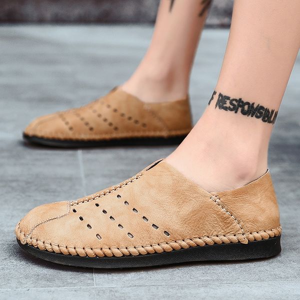 autumn fashion men loafers shoes sneakers trend outdoor men pu leather casual shoes hollow breathable big size, Black
autumn fashion men loafers shoes sneakers trend outdoor men pu leather casual shoes hollow breathable big size, Black