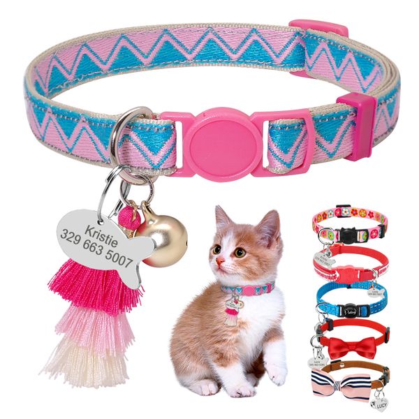 quick release персонализированный cat collar гравировка имя id tag воротник регулируемый cute kitten пользовательские ошейники для маленьких
quick release персонализированный cat collar гравировка имя id tag воротник регулируемый cute kitten пользовательские ошейники для маленьких