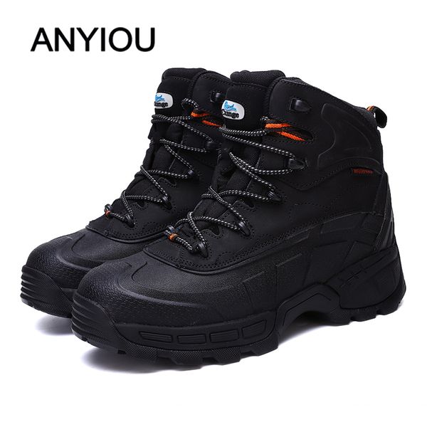 anyiou 2019 combat men winter boots men boots waterproof leather waterproof army male work safety shoes, Black
anyiou 2019 combat men winter boots men boots waterproof leather waterproof army male work safety shoes, Black