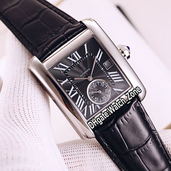 new steel case mc w5330004 automatic mens watch black dial roman markers independent second leather strap gents watches watch_zone 5 color, Slivery;brown
new steel case mc w5330004 automatic mens watch black dial roman markers independent second leather strap gents watches watch_zone 5 color, Slivery;brown